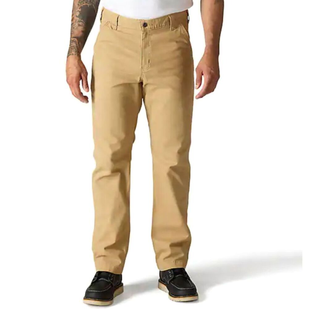 Carhartt Relaxed Straight Rigby Dungaree Khaki Work Pants Men's 40x36